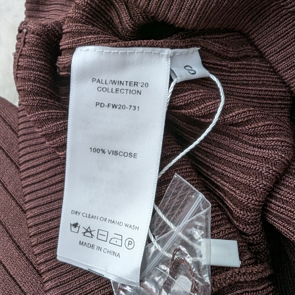 Peter Do Flared ribbed pants brown small - Picture 13 of 16